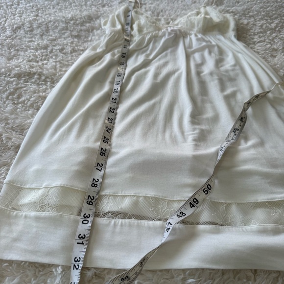 EBERJEY~ Mia Slip Chemise dress in Ivory Cream Size Medium - Picture 9 of 14